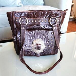 American West Leather Bag